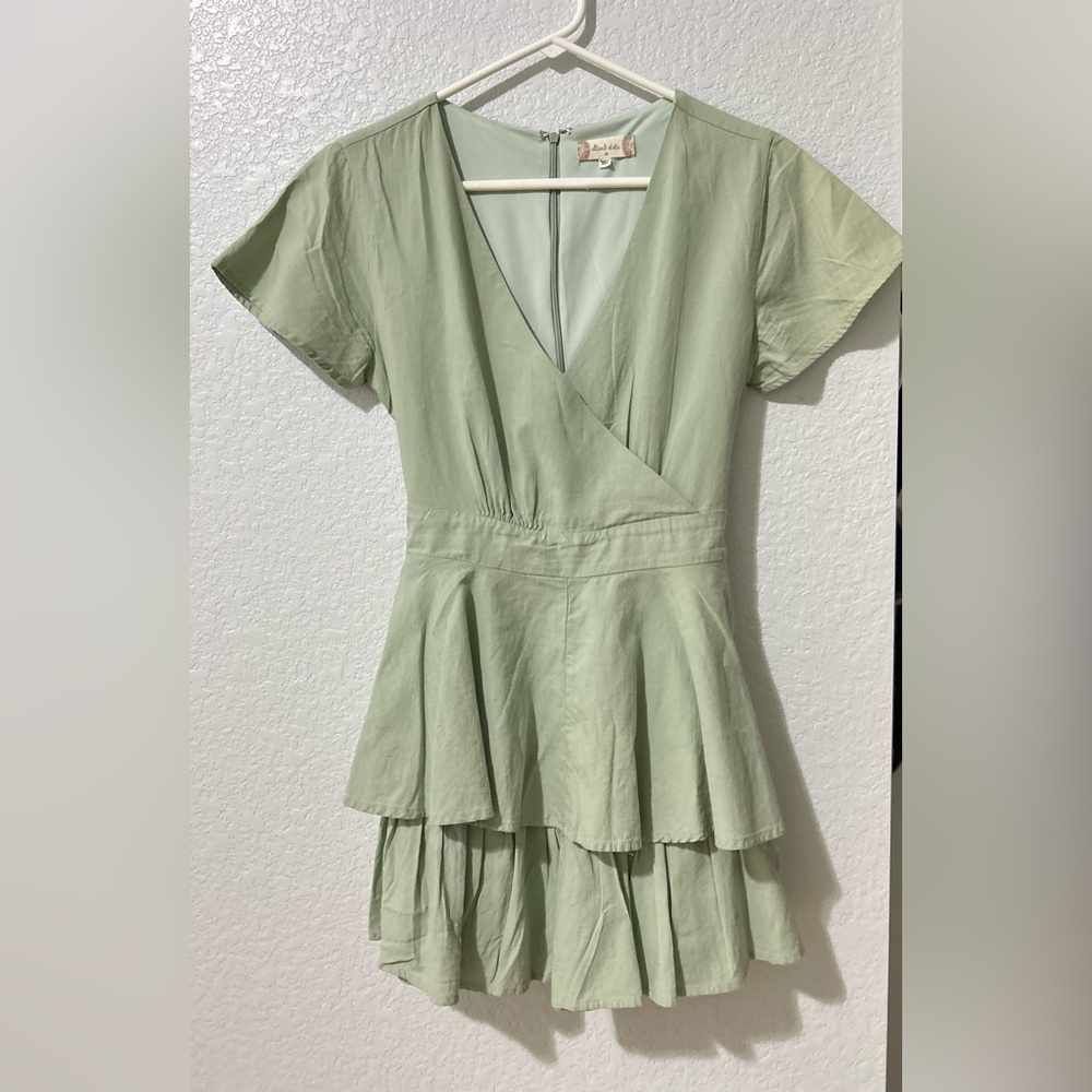 Altar'd State Light Green Mini Dress Size M